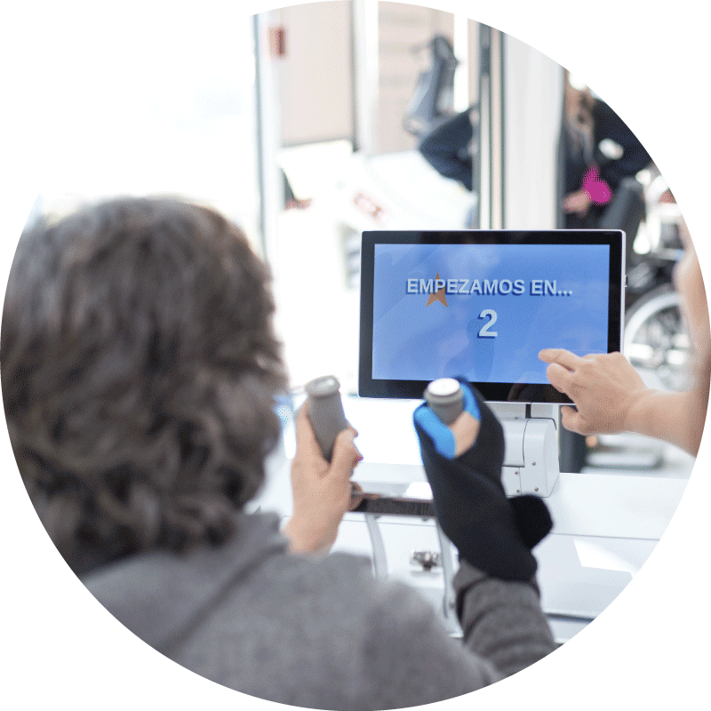 Tecnología con nuestro dispositivo de rehabilitación para ACV